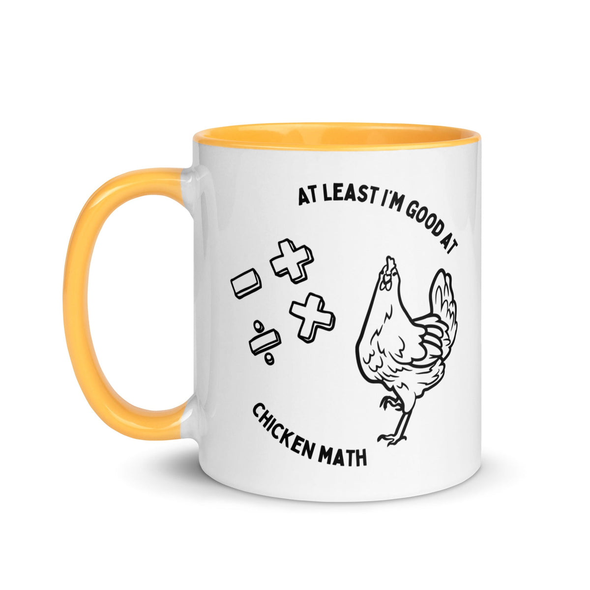 Chicken Math Colored Mug - Cluck It All Farms