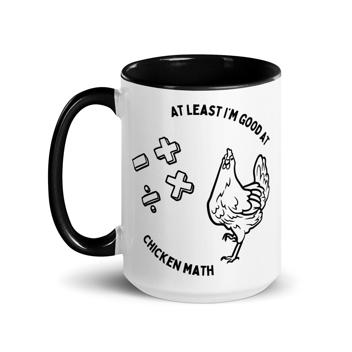 Chicken Math Colored Mug - Cluck It All Farms