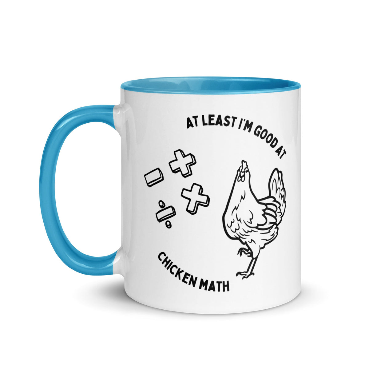 Chicken Math Colored Mug - Cluck It All Farms