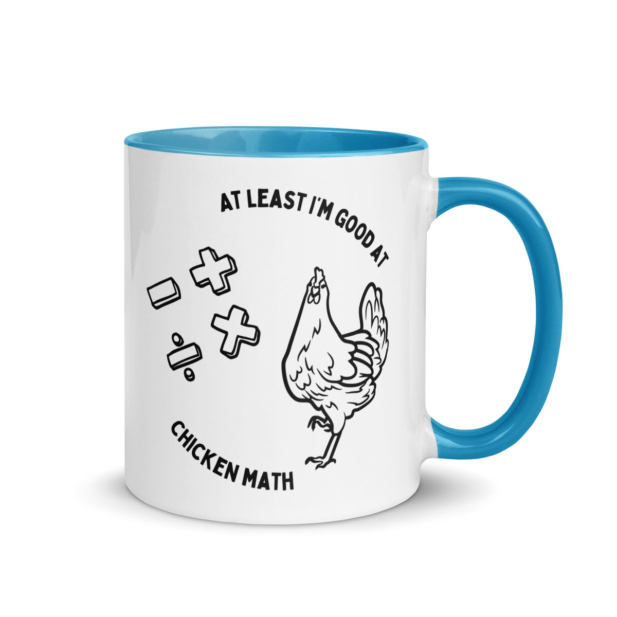 Chicken Math Colored Mug - Cluck It All Farms
