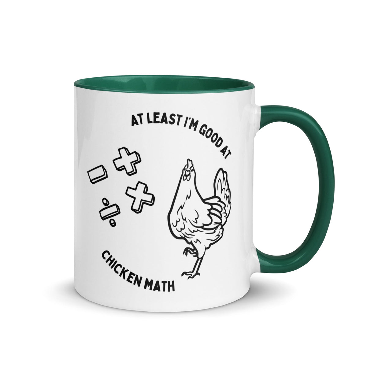Chicken Math Colored Mug - Cluck It All Farms
