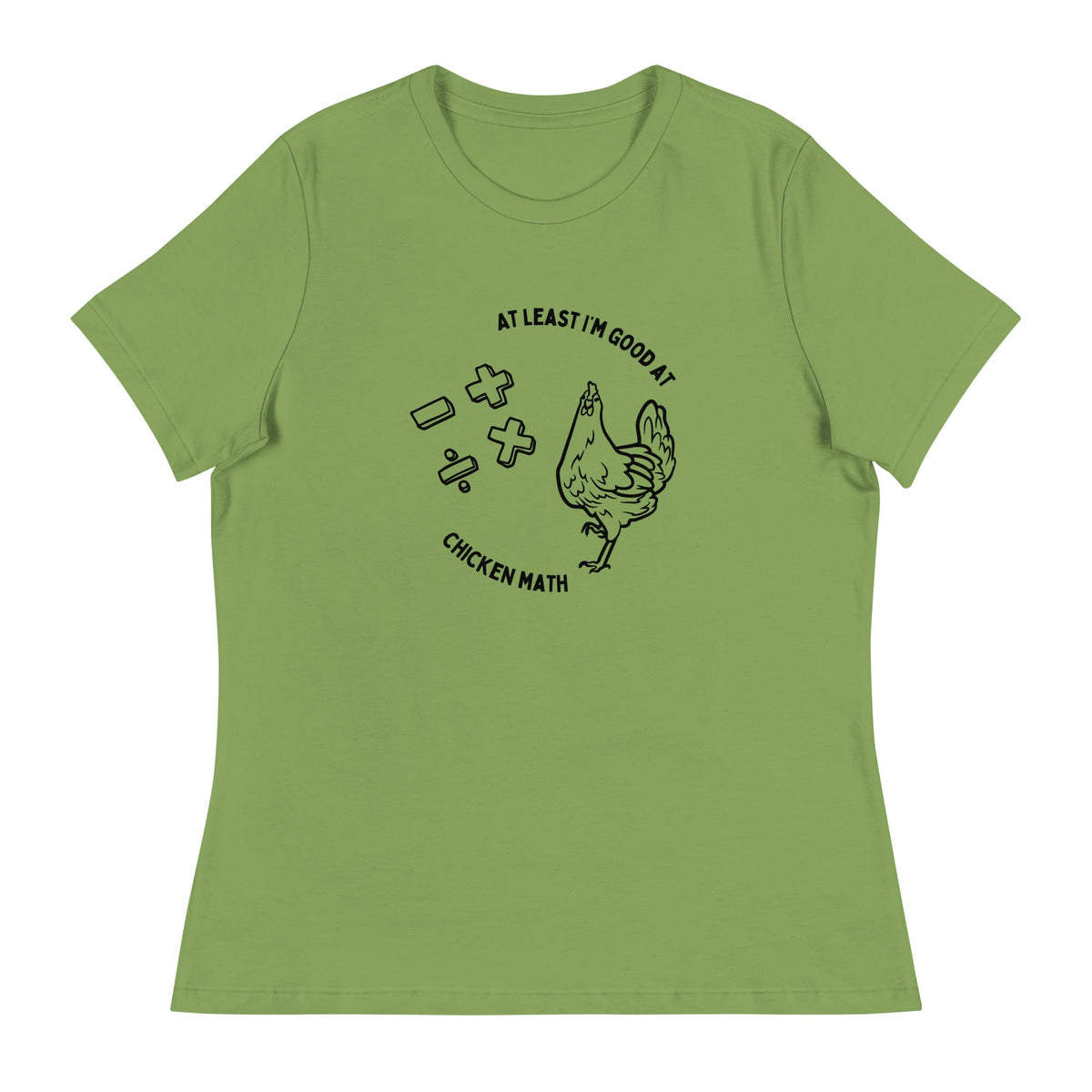 Chicken Math Women&#39;s Relaxed T-Shirt - Cluck It All Farms