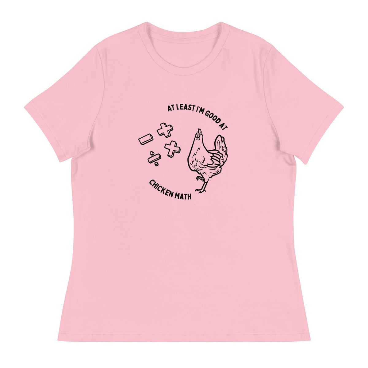 Chicken Math Women&#39;s Relaxed T-Shirt - Cluck It All Farms