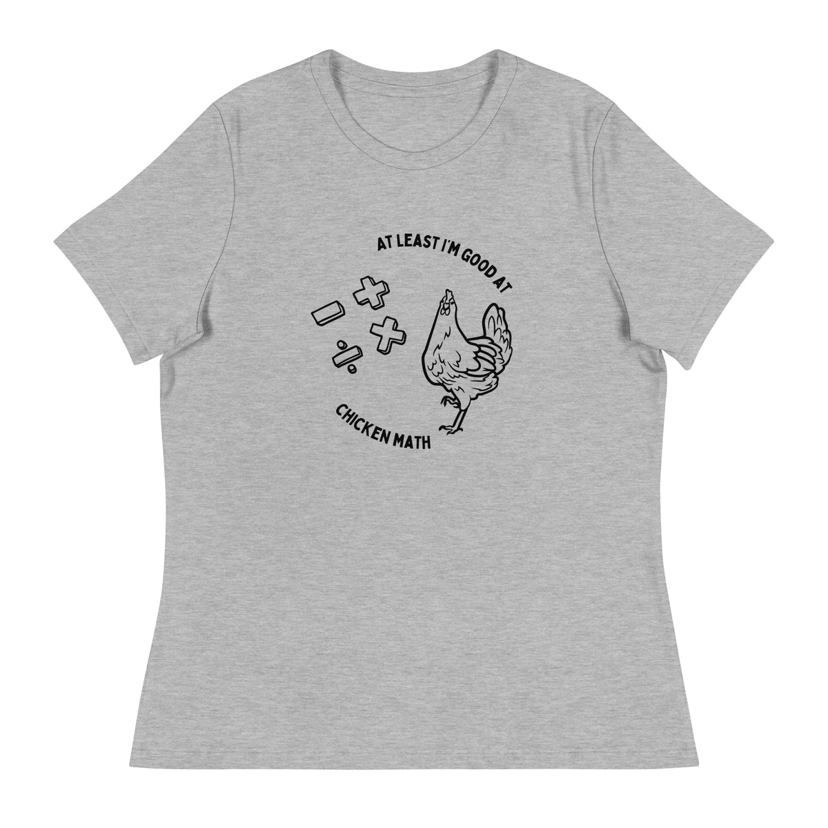 Chicken Math Women&#39;s Relaxed T-Shirt - Cluck It All Farms