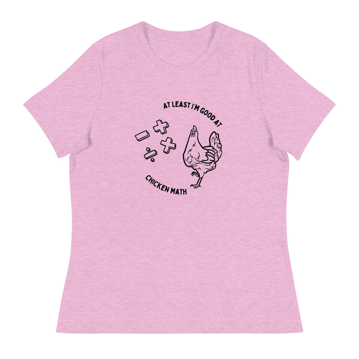 Chicken Math Women&#39;s Relaxed T-Shirt - Cluck It All Farms