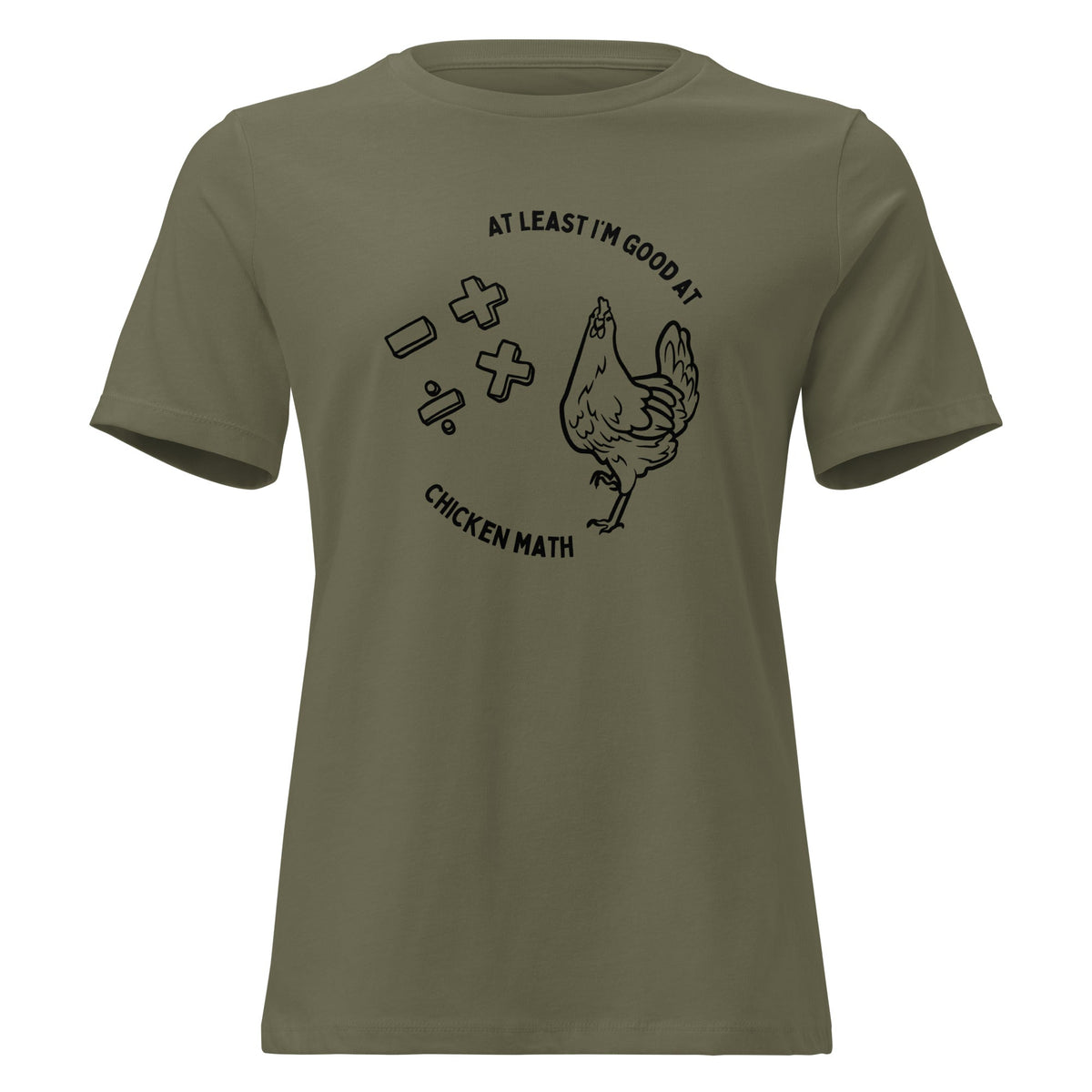 Chicken Math Women's Relaxed T-Shirt - Cluck It All Farms