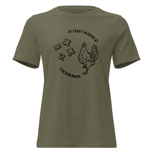 Chicken Math Women's Relaxed T-Shirt - Cluck It All Farms