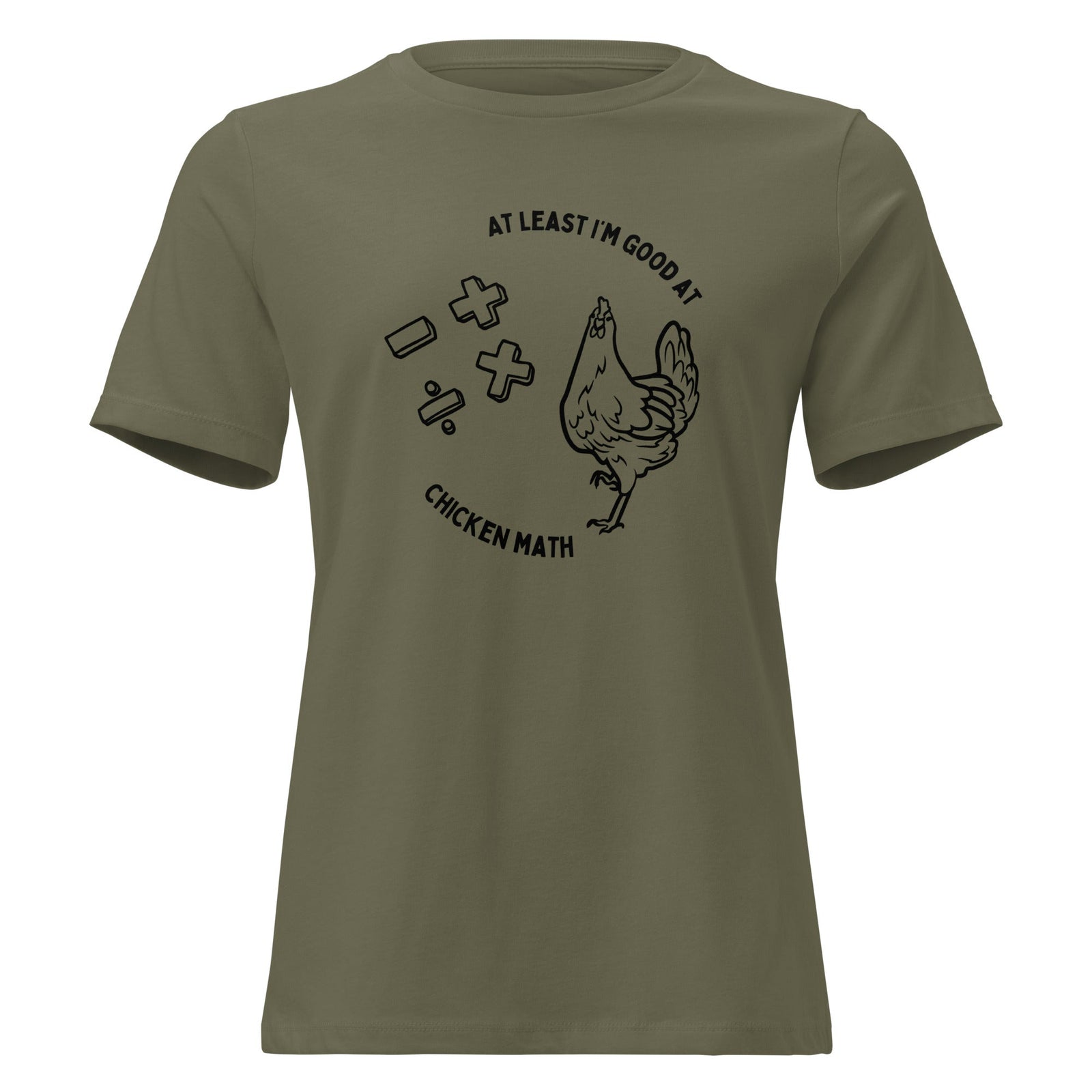 Chicken Math Women's Relaxed T-Shirt - Cluck It All Farms