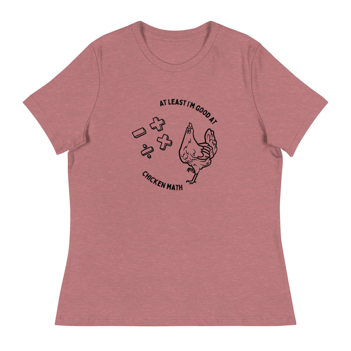 Chicken Math Women&#39;s Relaxed T-Shirt - Cluck It All Farms
