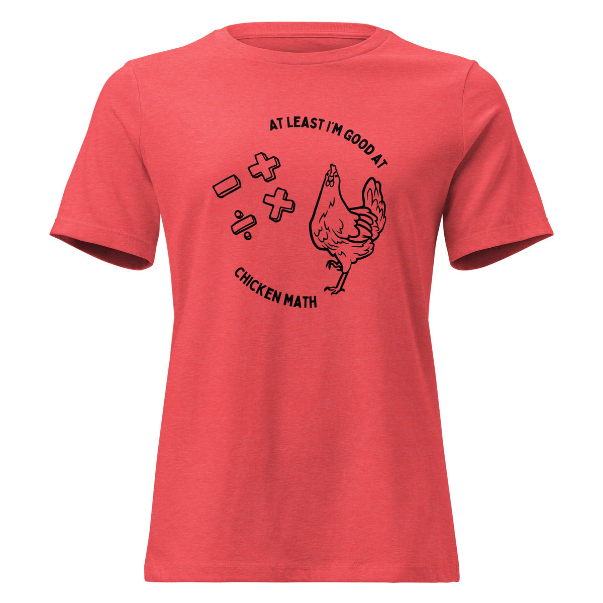 Chicken Math Women's Relaxed T-Shirt - Cluck It All Farms