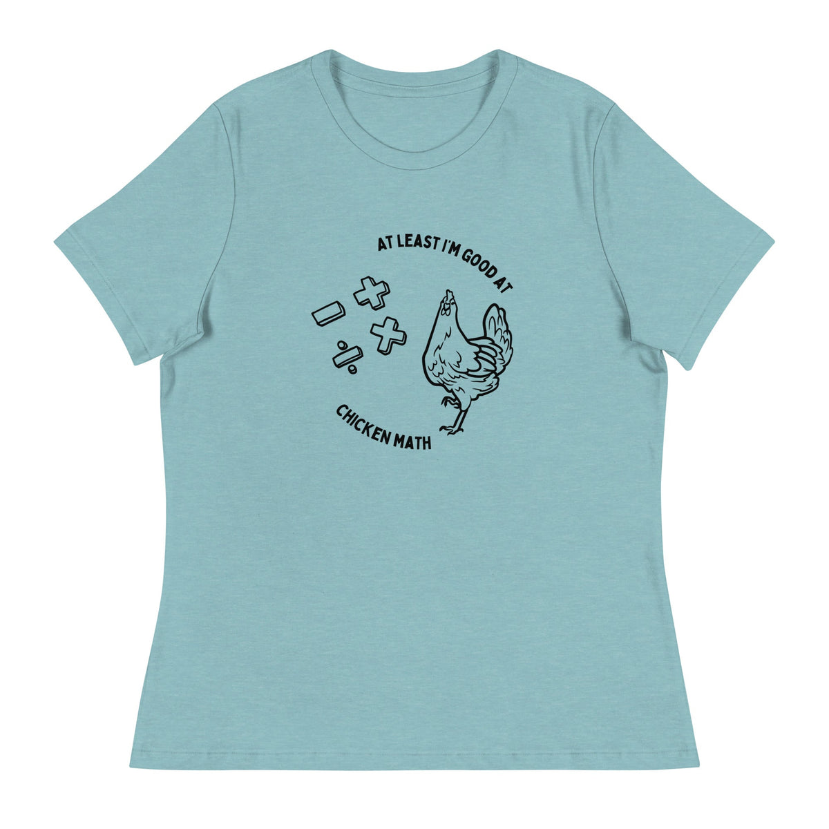Chicken Math Women&#39;s Relaxed T-Shirt - Cluck It All Farms