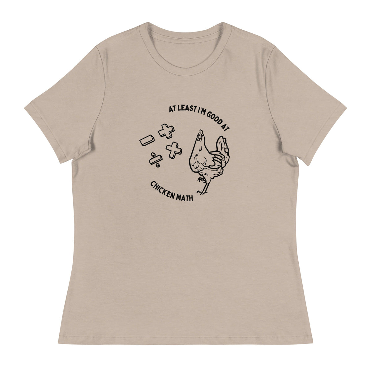 Chicken Math Women&#39;s Relaxed T-Shirt - Cluck It All Farms
