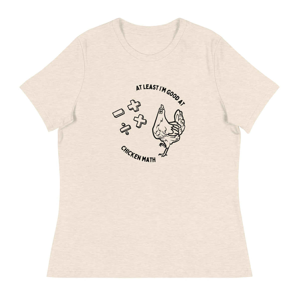 Chicken Math Women&#39;s Relaxed T-Shirt - Cluck It All Farms