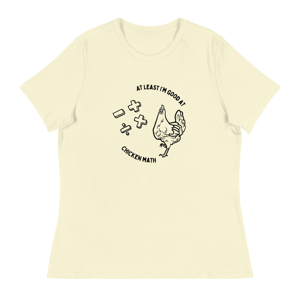 Chicken Math Women&#39;s Relaxed T-Shirt - Cluck It All Farms