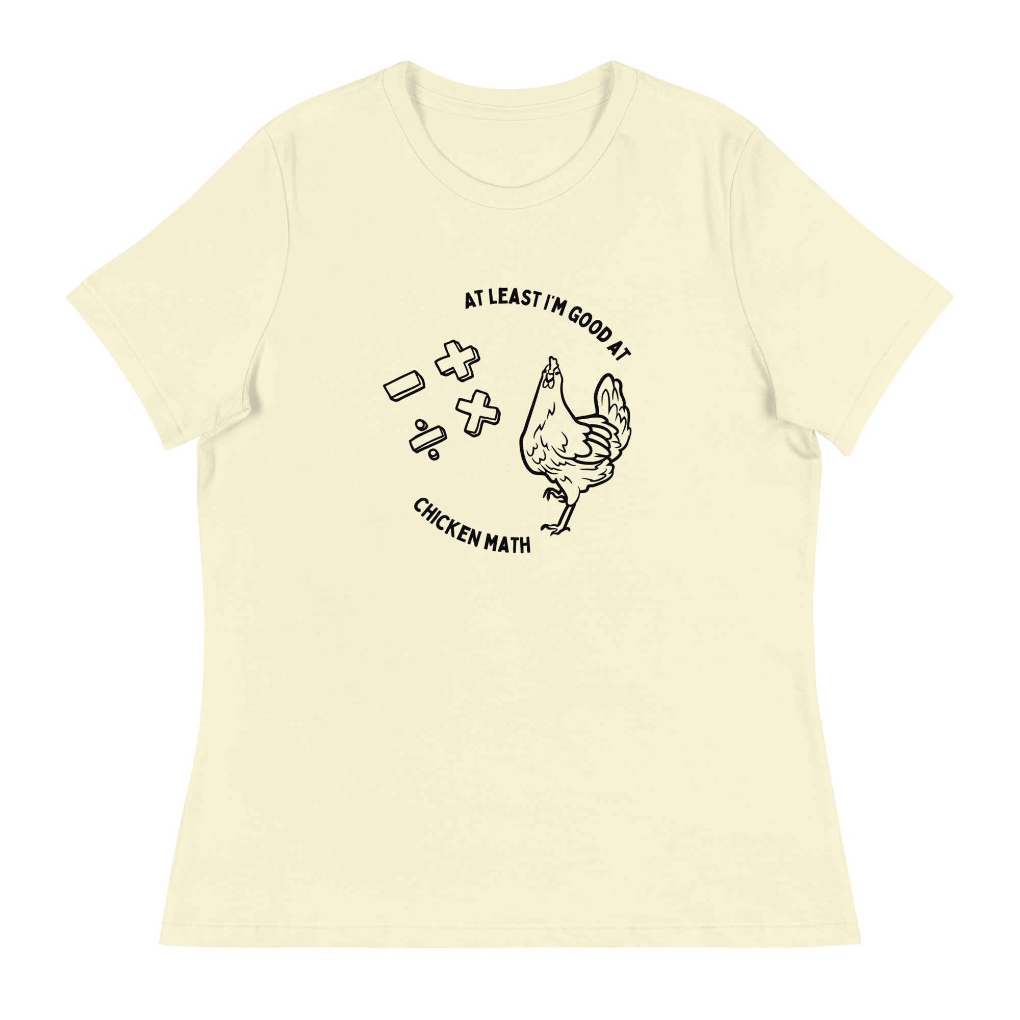 Chicken Math Women's Relaxed T-Shirt - Cluck It All Farms