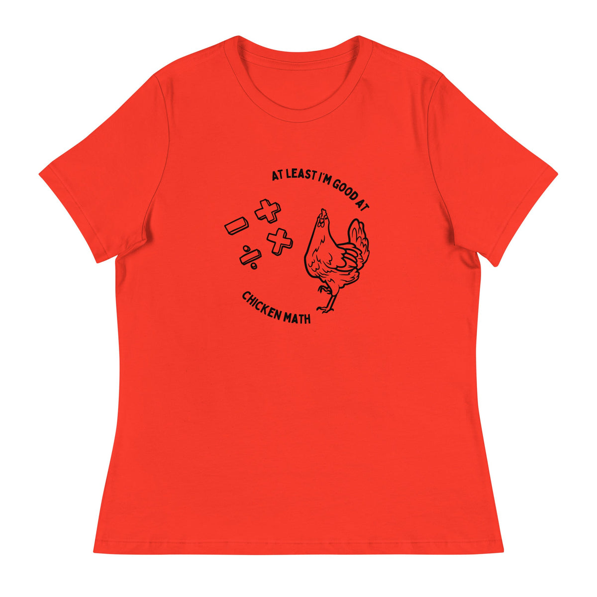 Chicken Math Women&#39;s Relaxed T-Shirt - Cluck It All Farms