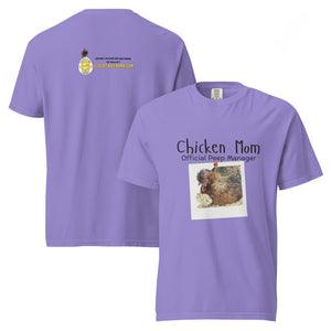 Chicken Mom — Official Peep Manager Tee (Shetland Hen & Chick) - Cluck It All Farms