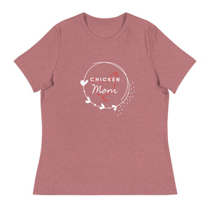 Chicken Mom Women's Relaxed T-Shirt - Cluck It All Farms