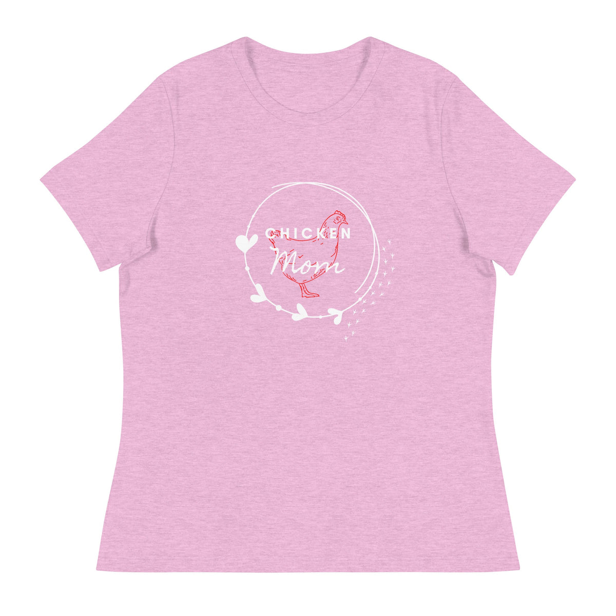 Chicken Mom Women&#39;s Relaxed T-Shirt - Cluck It All Farms