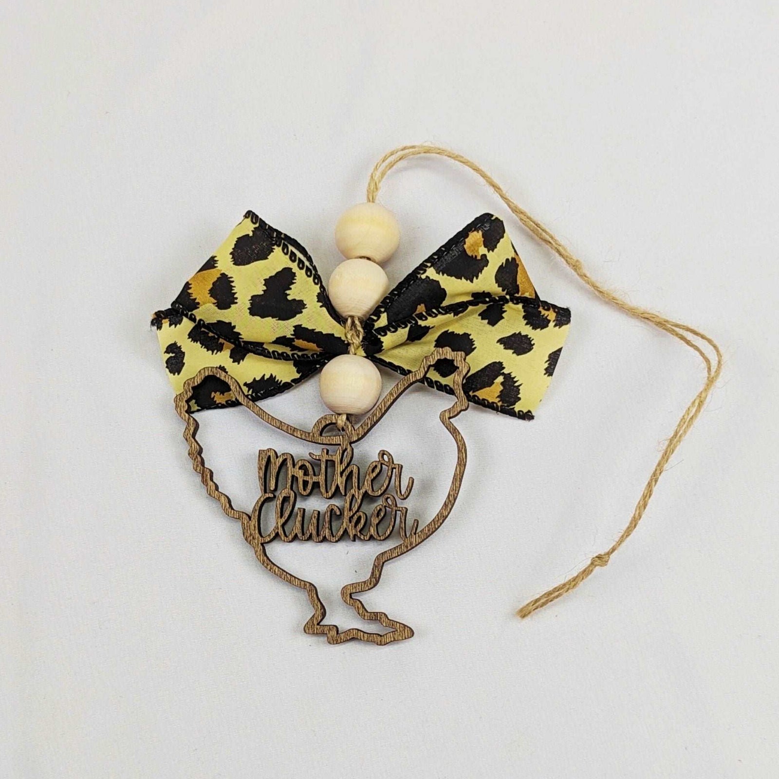 Chicken Mother Clucker Car Charm Ornament - Cluck It All Farms