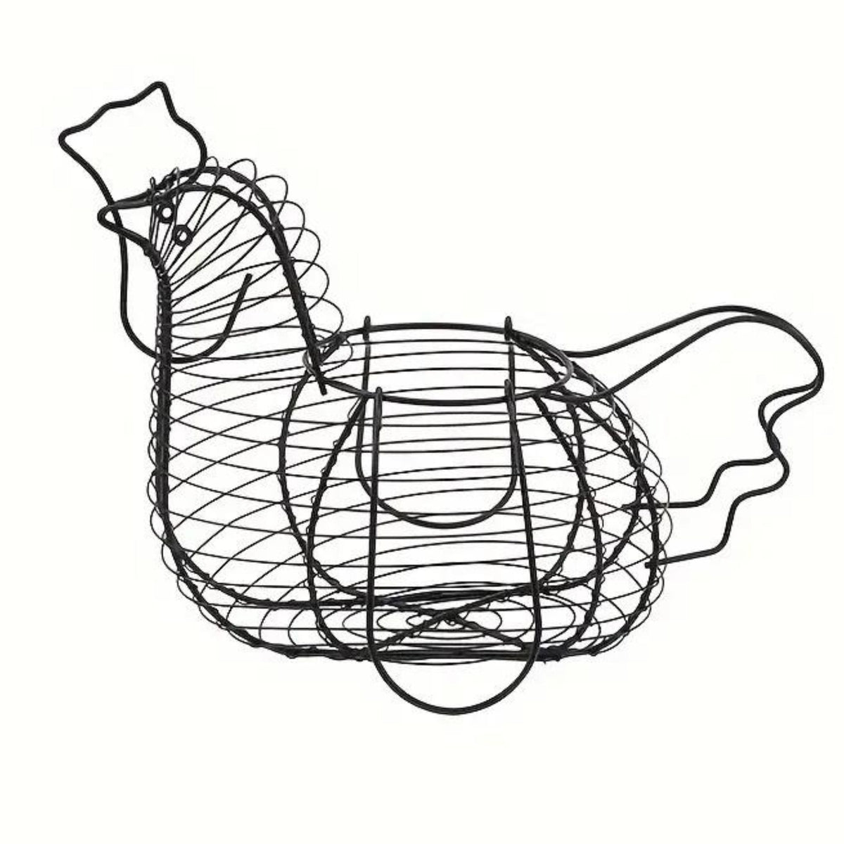 Chicken Shaped Egg Basket - Cluck It All Farms