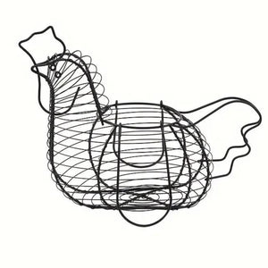 Chicken Shaped Egg Basket - Cluck It All Farms