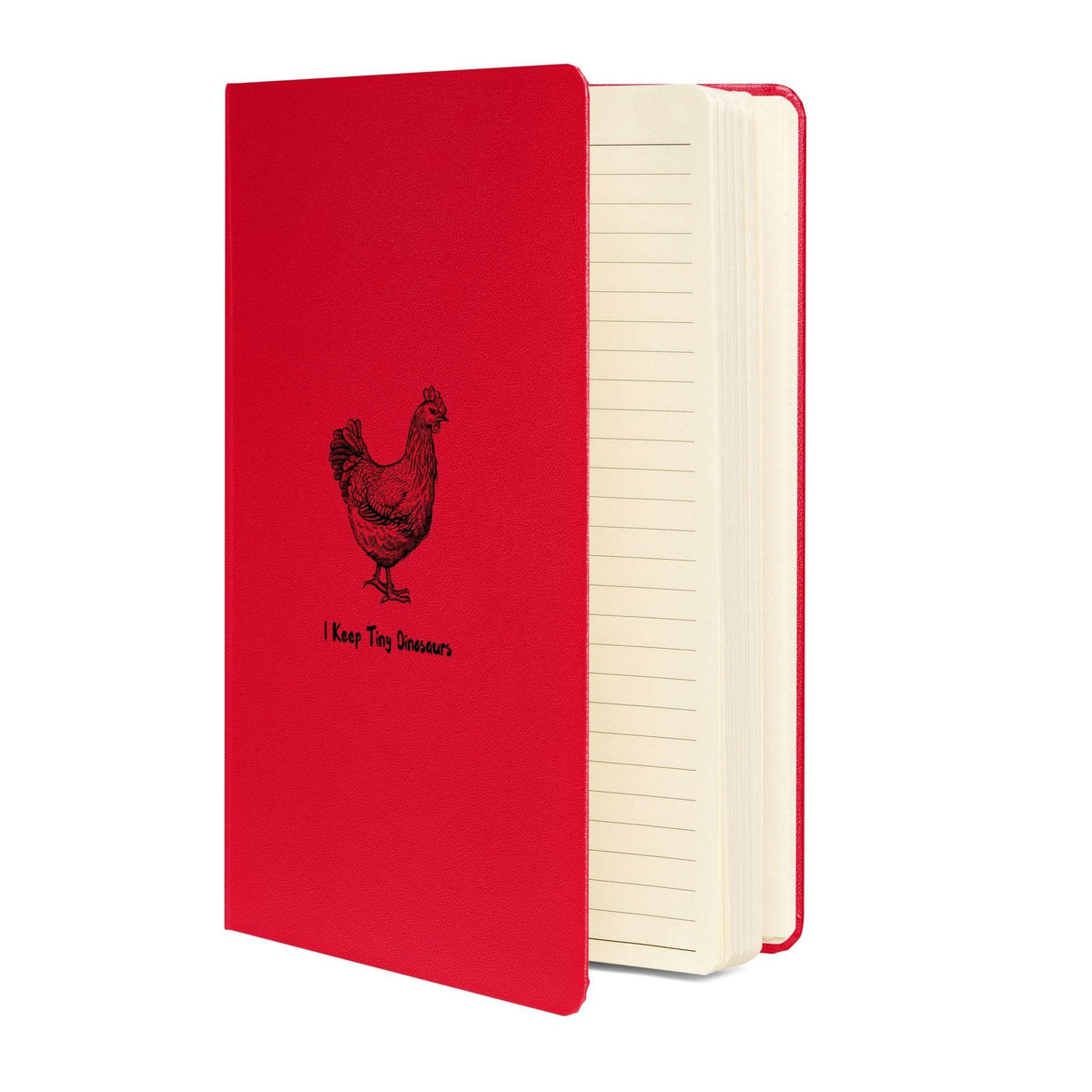 Chicken Tiny Dinosaurs Hardcover Bound Notebook - Cluck It All Farms