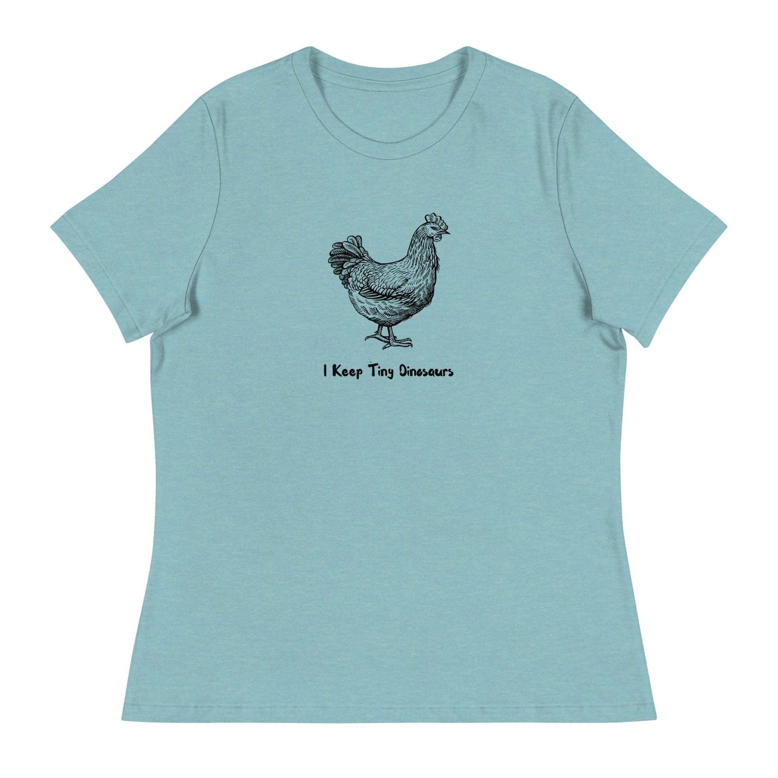 Chicken Tiny Dinosaurs Women's Relaxed T-Shirt - Cluck It All Farms