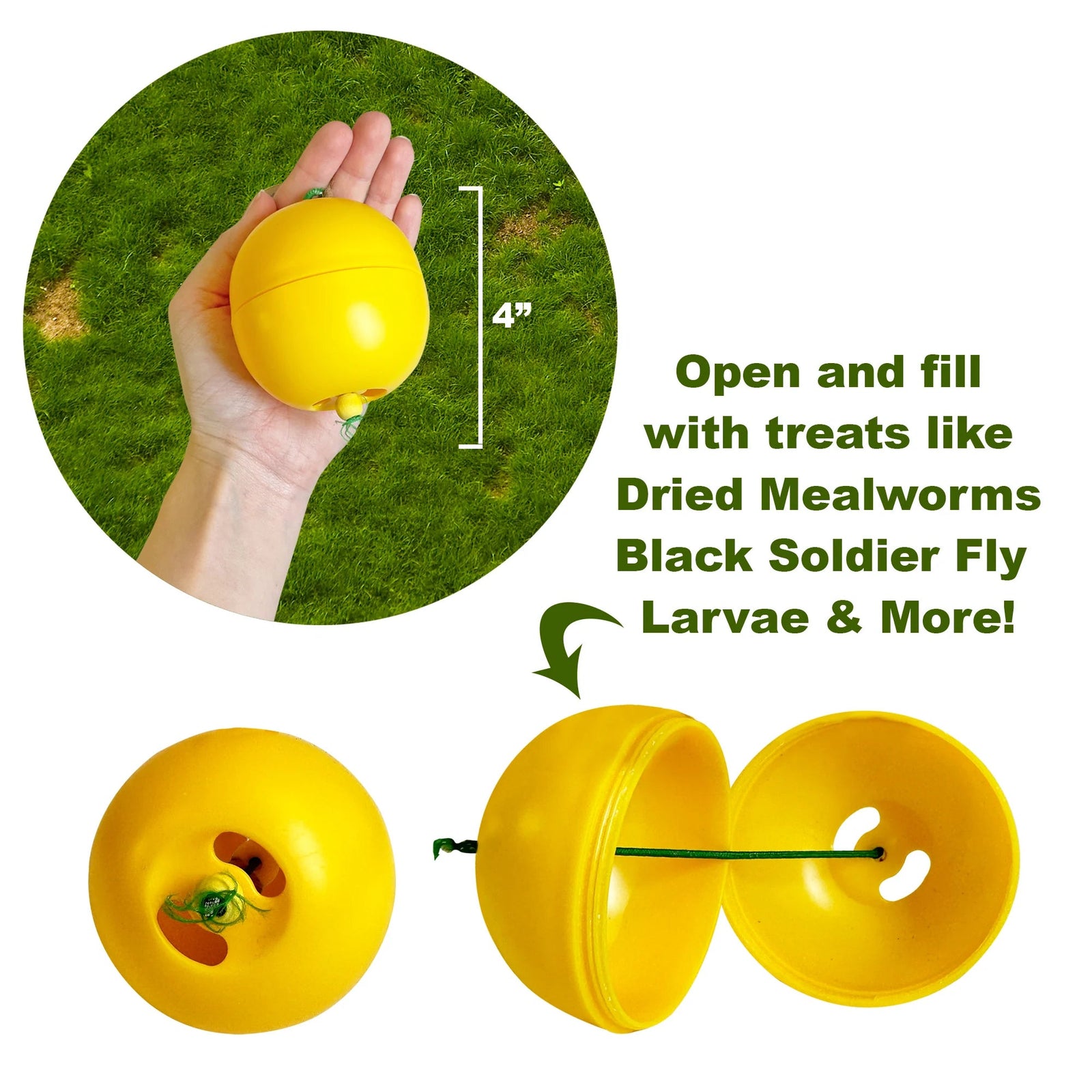 Chicken Treat Ball Toy - Cluck It All Farms