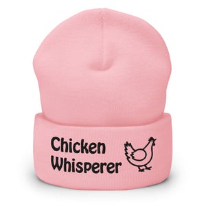 Chicken Whisperer Cuffed Beanie - Cluck It All Farms