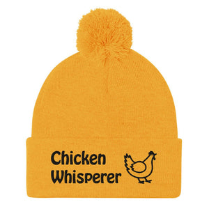 Chicken Whisperer Pom - Pom Beanie - Cluck It All Farms