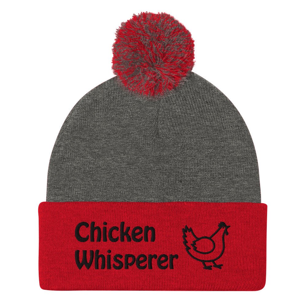 Chicken Whisperer Pom - Pom Beanie - Cluck It All Farms