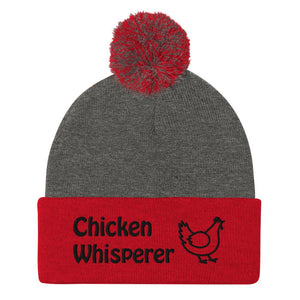 Chicken Whisperer Pom - Pom Beanie - Cluck It All Farms