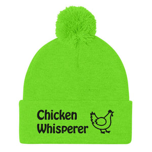 Chicken Whisperer Pom - Pom Beanie - Cluck It All Farms