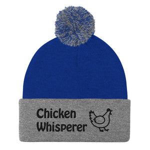Chicken Whisperer Pom - Pom Beanie - Cluck It All Farms