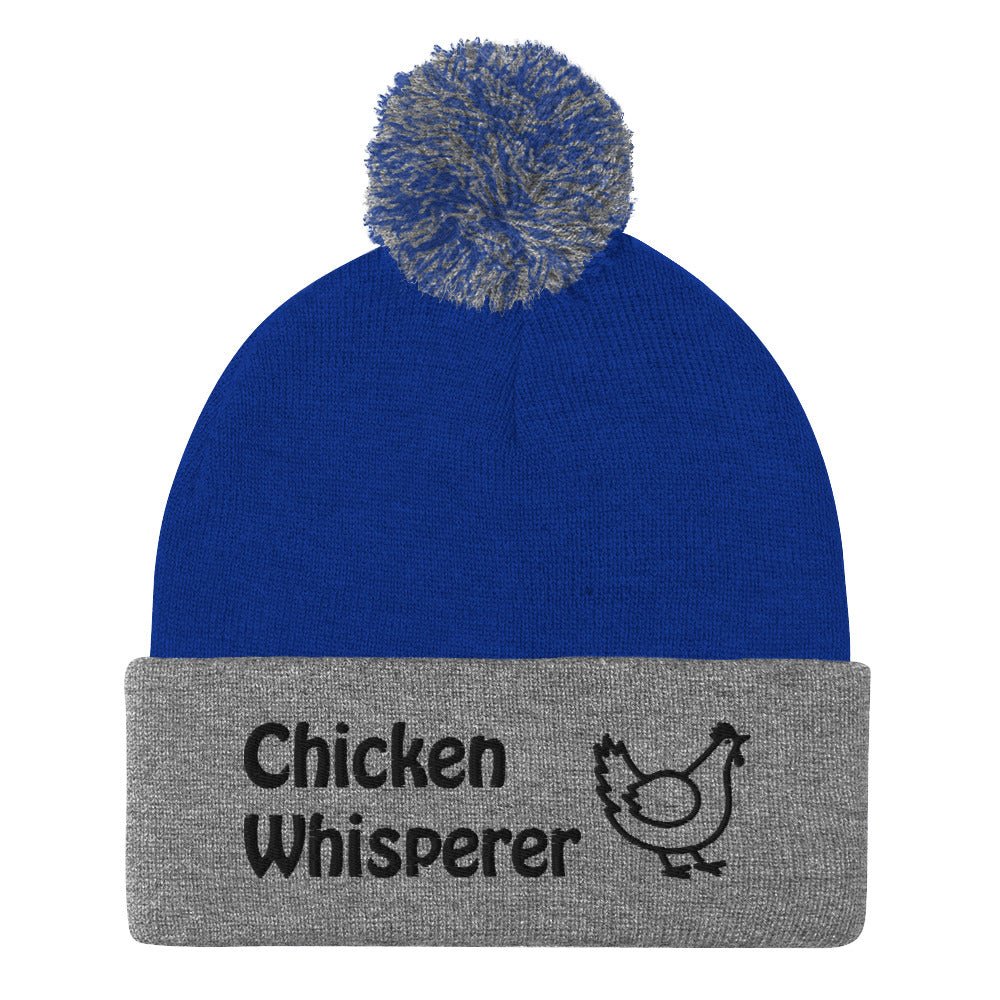 Chicken Whisperer Pom - Pom Beanie - Cluck It All Farms