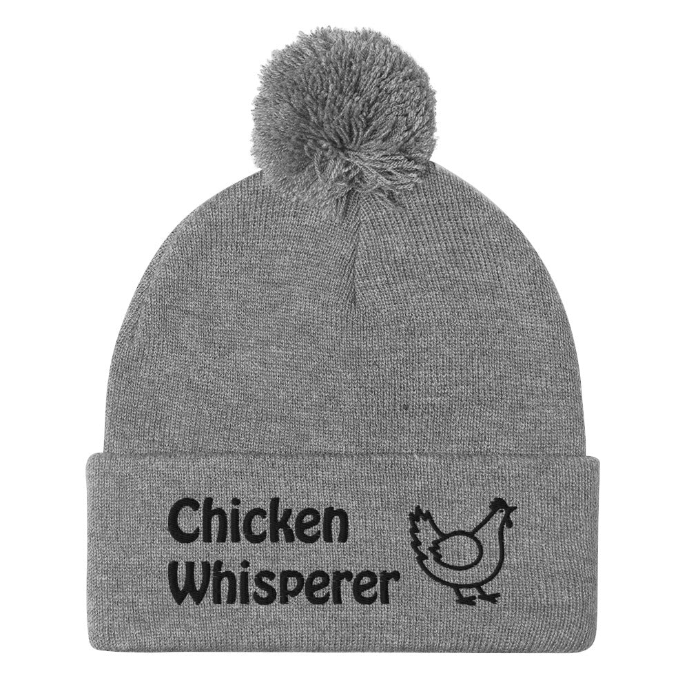 Chicken Whisperer Pom - Pom Beanie - Cluck It All Farms