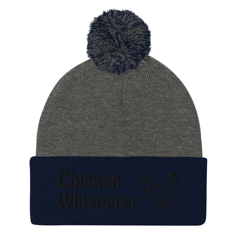 Chicken Whisperer Pom - Pom Beanie - Cluck It All Farms