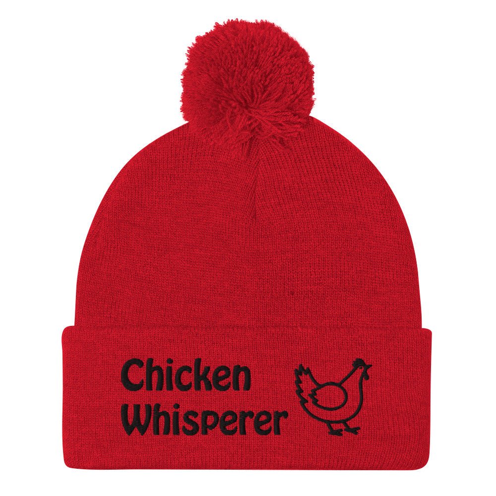 Chicken Whisperer Pom - Pom Beanie - Cluck It All Farms