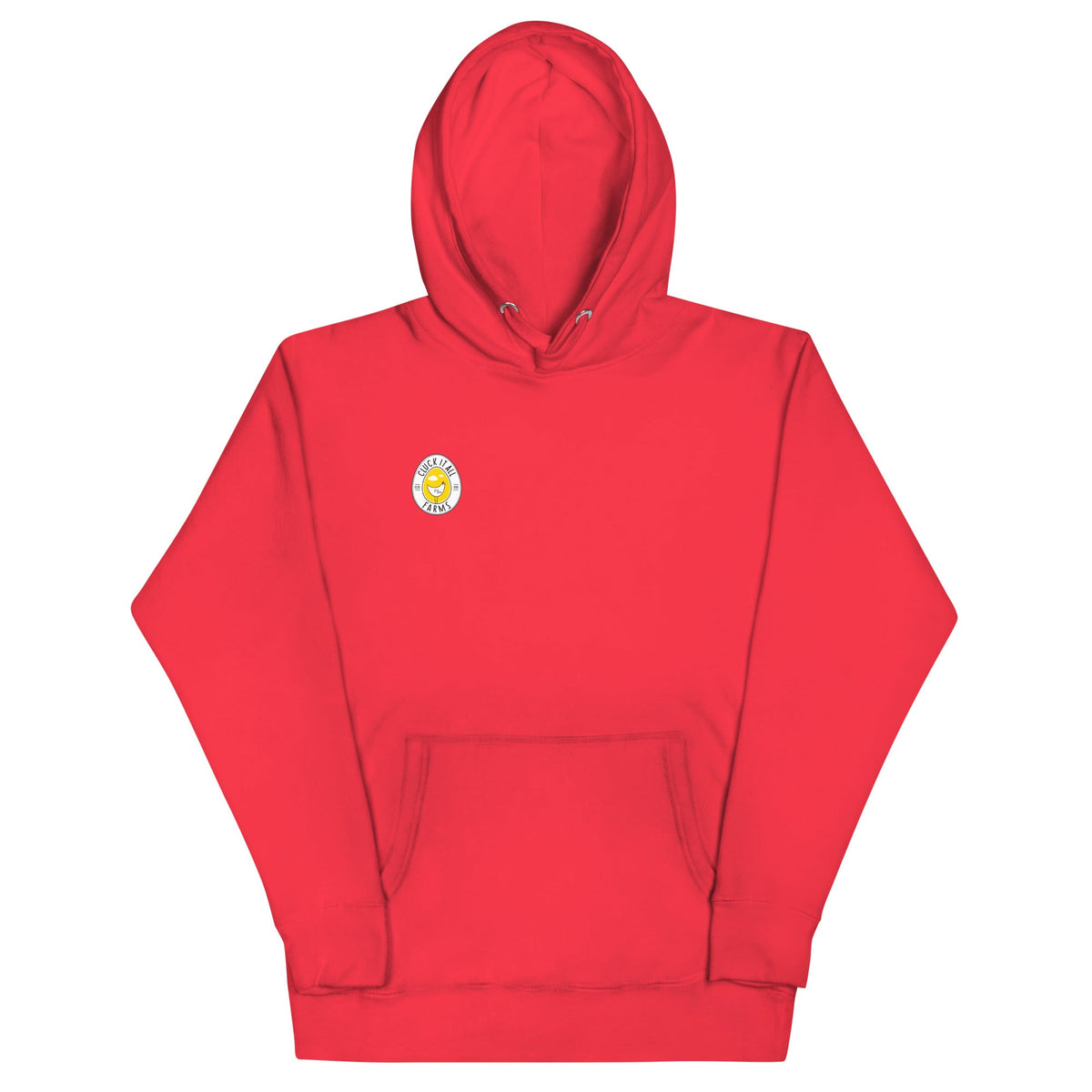 Chicken Winter Sleigh BACK PRINT Unisex Hoodie - Cluck It All Farms