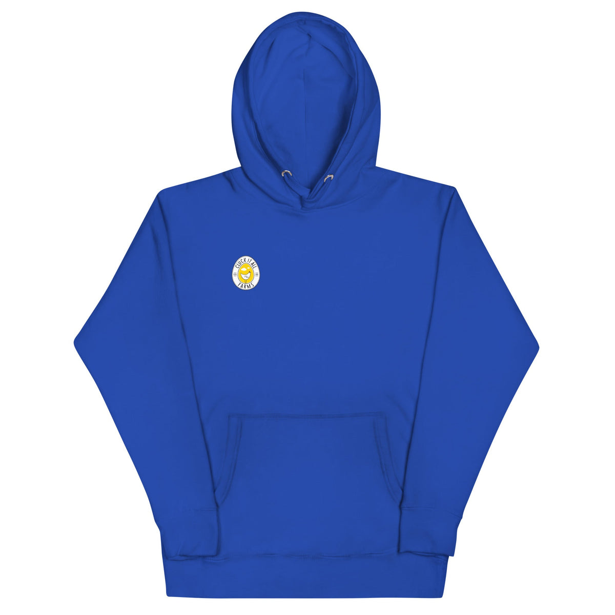 Chicken Winter Sleigh BACK PRINT Unisex Hoodie - Cluck It All Farms