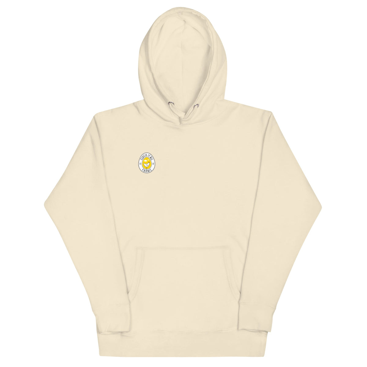 Chicken Winter Sleigh BACK PRINT Unisex Hoodie - Cluck It All Farms