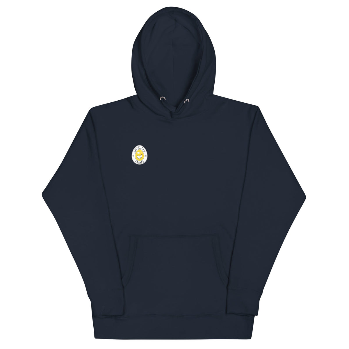 Chicken Winter Sleigh BACK PRINT Unisex Hoodie - Cluck It All Farms