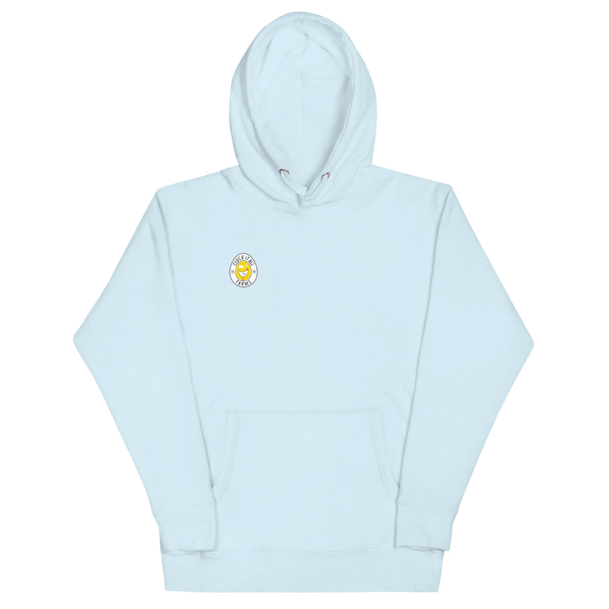 Chicken Winter Sleigh BACK PRINT Unisex Hoodie - Cluck It All Farms