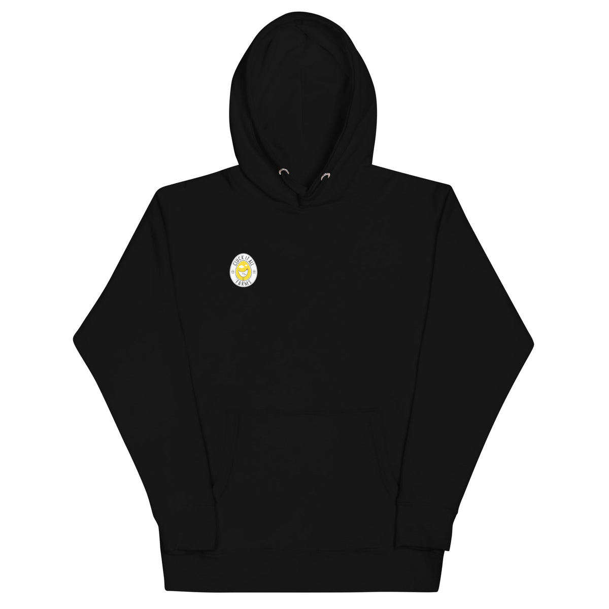 Chicken Winter Sleigh BACK PRINT Unisex Hoodie - Cluck It All Farms