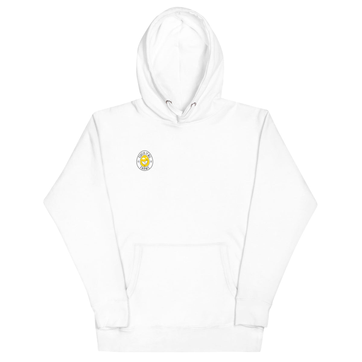 Chicken Winter Sleigh BACK PRINT Unisex Hoodie - Cluck It All Farms