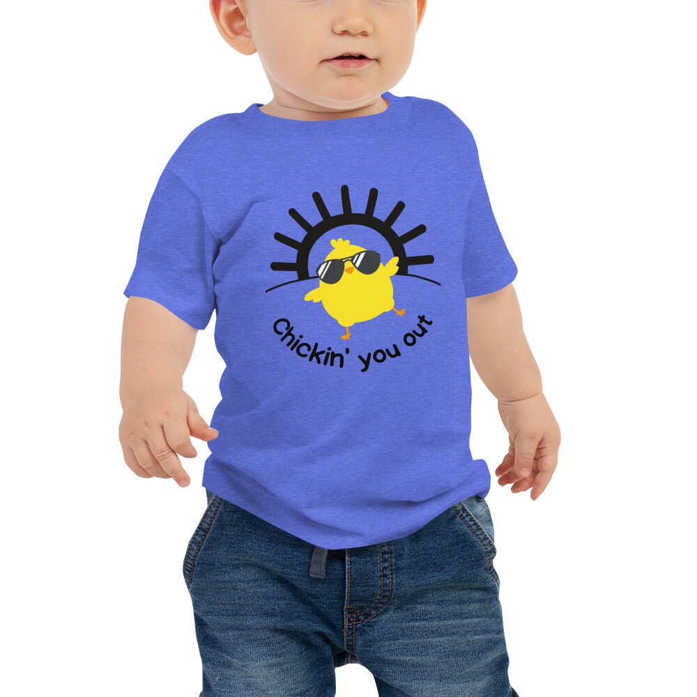 Chicken You Out Baby Jersey Short Sleeve Tee - Cluck It All Farms