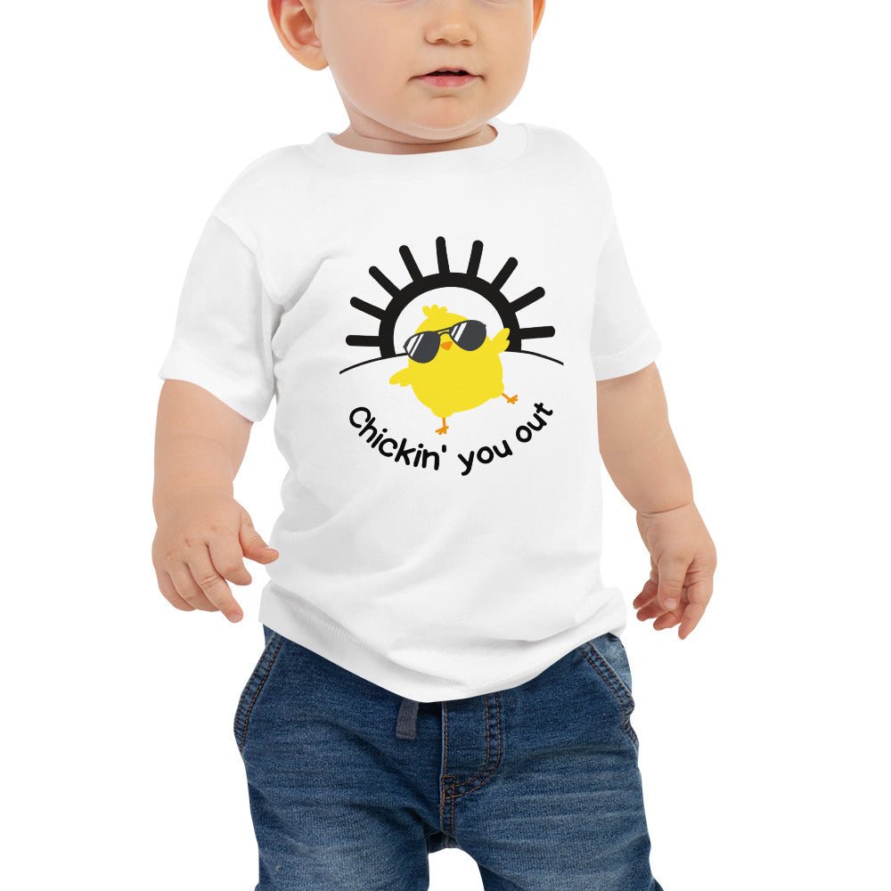 Chicken You Out Baby Jersey Short Sleeve Tee - Cluck It All Farms