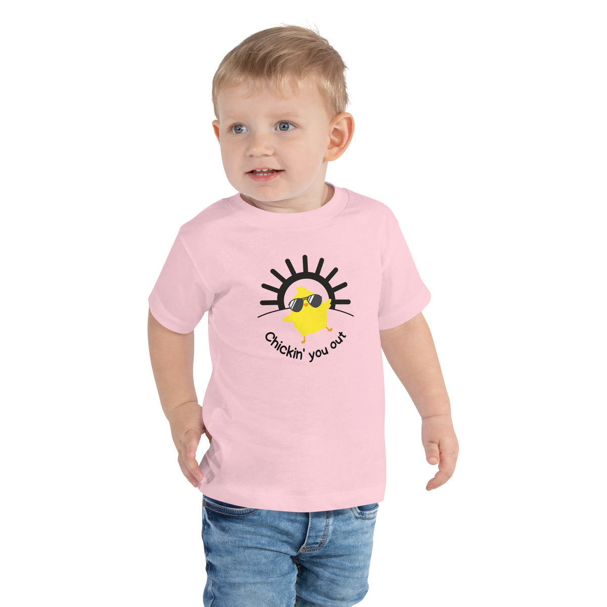 Chicken You Out Toddler Short Sleeve Tee - Cluck It All Farms