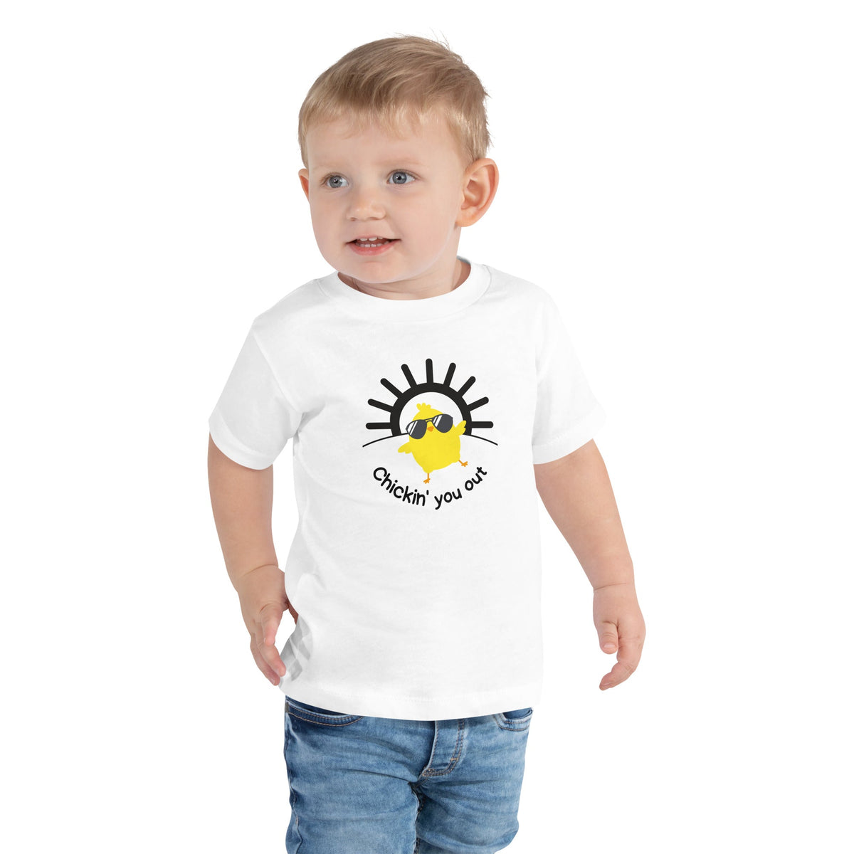 Chicken You Out Toddler Short Sleeve Tee - Cluck It All Farms